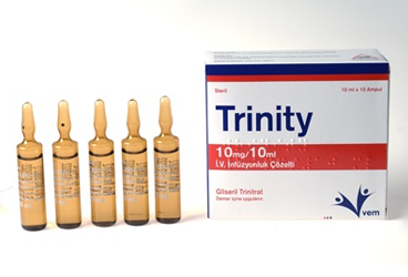TRINITY 10 mg/ 10 ml I.V. infüzyonluk çözelti (10 ampül) kutu görseli