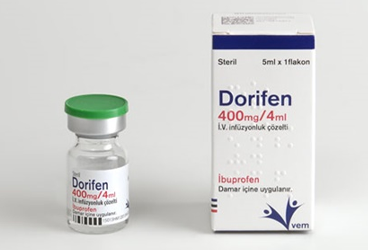 DORIFEN 400 mg/4 ml IV infüzyonluk çözelti (1 flakon) kutu görseli