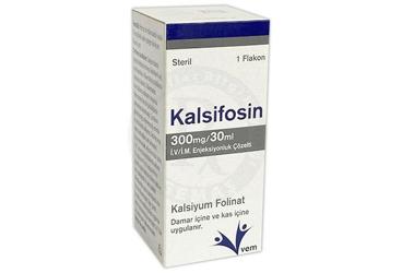 KALSIFOSIN 300 mg/ 30 ml I.V./ I.M. enjeksiyonluk çözelti kutu görseli
