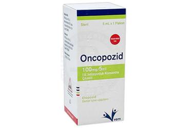 ONCOPOZID 100 mg/5 ml I V infüzyonluk konsantre çözelti kutu görseli