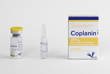 COPLANIN 200 mg IM/IV enj. çöz. için liyofilize toz içeren 1 flakon kutu görseli