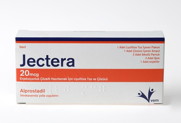 JECTERA 20 mcg enjeksiyonluk çözelti hazırlamak için liyofilize toz ve çözücü (1 flakon + 1 ampül) kutu görseli