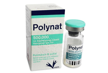POLYNAT 500.000 I.U. enjeksiyonluk çözelti hazırlamak için toz kutu görseli