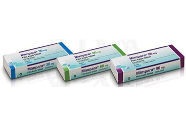 MIMPARA 30 mg 28 film kaplı tablet kutu görseli