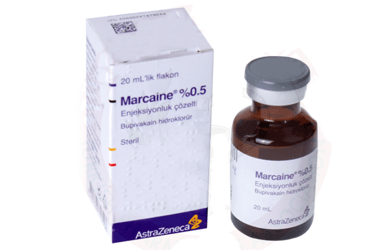 MARCAINE %0.5 enjeksiyonluk çözelti kutu görseli