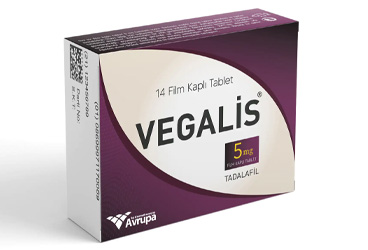 VEGALIS 5 mg film kaplı tablet (28 tablet) kutu görseli