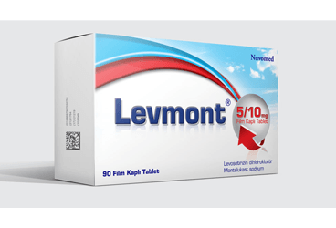 LEVMONT 5/10 mg 90 film kaplı tablet kutu görseli