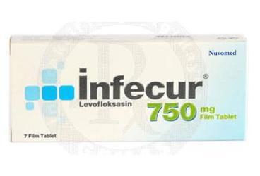 INFECUR 750 mg 7 tablet kutu görseli