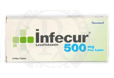 INFECUR 500 mg 5 film tablet kutu görseli