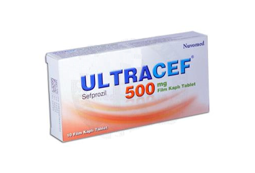 ULTRACEF 500 mg 10 film tablet kutu görseli